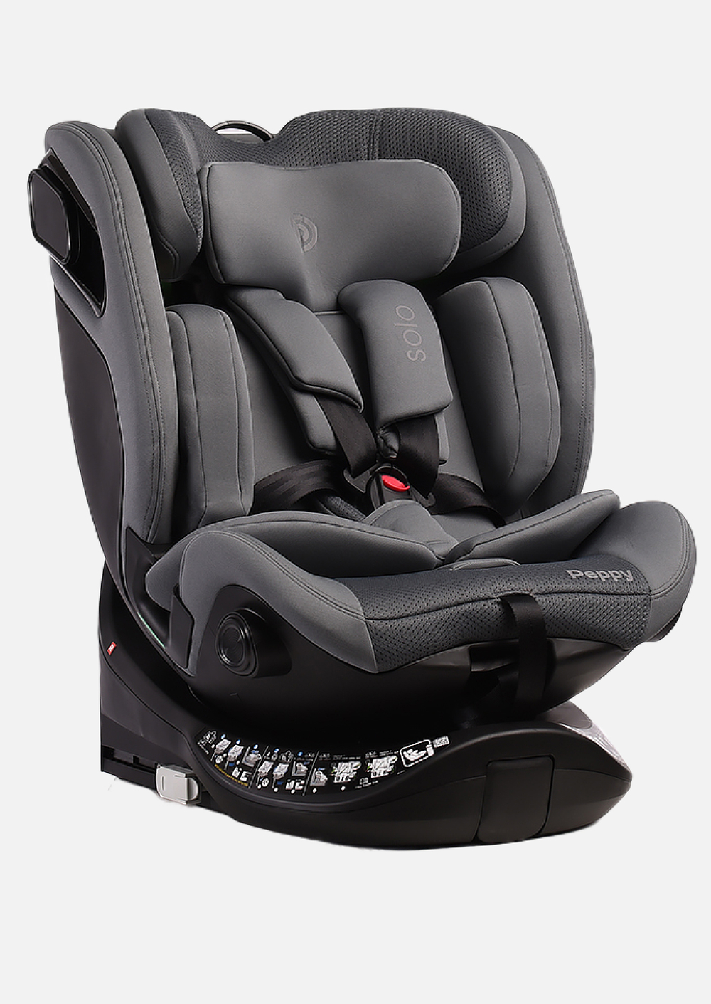 Peppy Автокресло Solo 0-36 I-Size 40-150 см серый