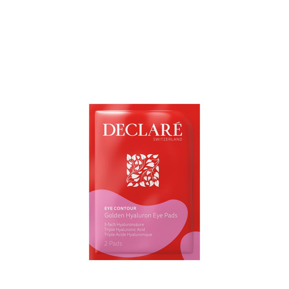 DECLARE Golden Hyaluron Eye Pads — гиалуроновые патчи для глаз, 2 шт