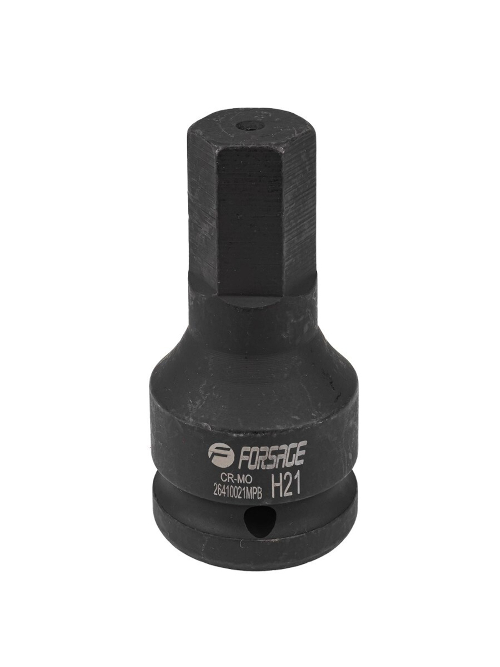 Головка-бита ударная 6-гранная 21мм, 3/4'' Forsage F-26410021MPB