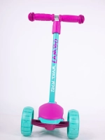 Самокат Lambo Tech Team celadon-pink 1/4 бирюзовый-розовый