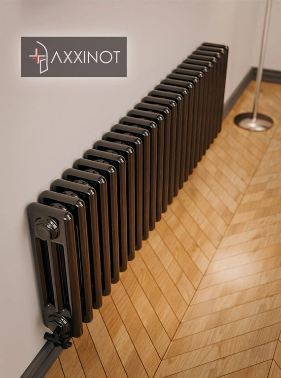 Axxinot Sentir 3040 - трехтрубный трубчатый радиатор высотой 400 мм, нижнее подключение