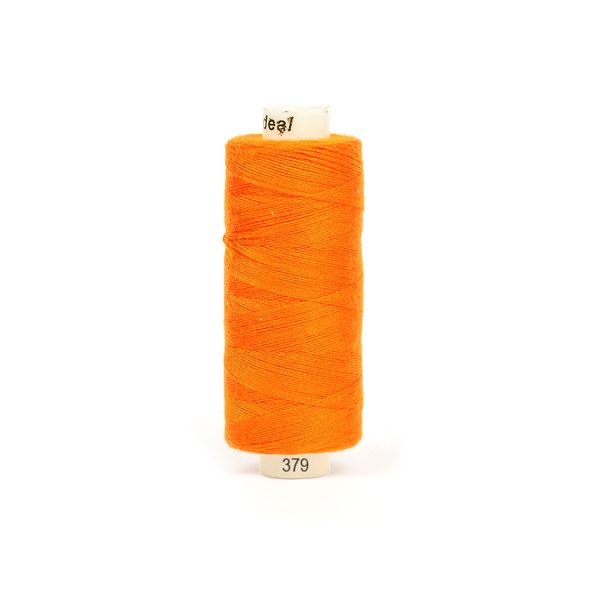 Нитки швейные бытовые Ideal 40/2, 366 м / 10 кат., 379 оранжевый
