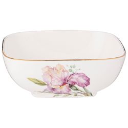 САЛАТНИК КВАДРАТНЫЙ LEFARD "IRISES" 15*5,5 СМ 500 МЛ, РАЗНОЦВЕТНЫЙ (КОР=48ШТ.)
