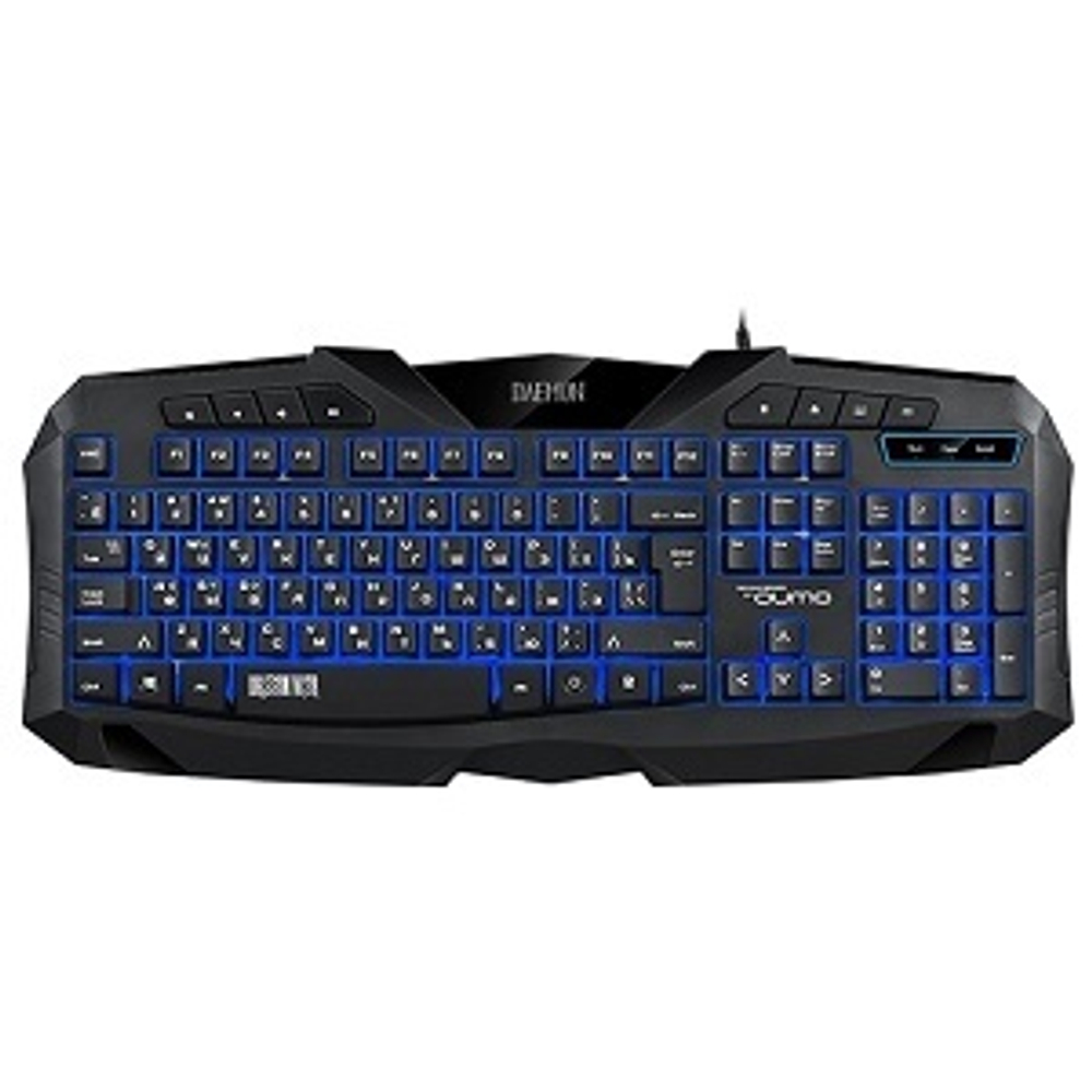 Клавиатура игровая Qumo Daemon Dragon War K40, RGB, USB, черная
