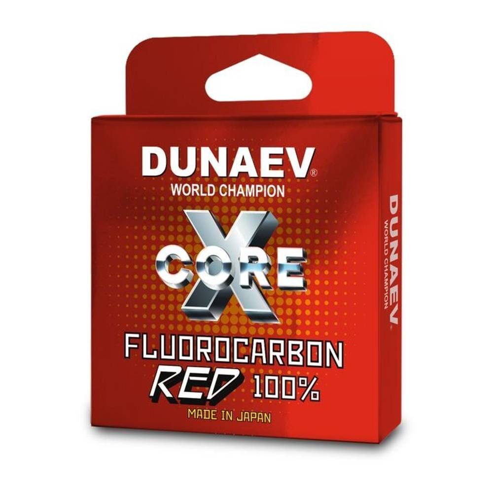 Леска Dunaev Fluorocarbon RED 0.117мм 100м