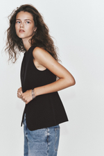 Облегающий жилет — Чёрный - H&M