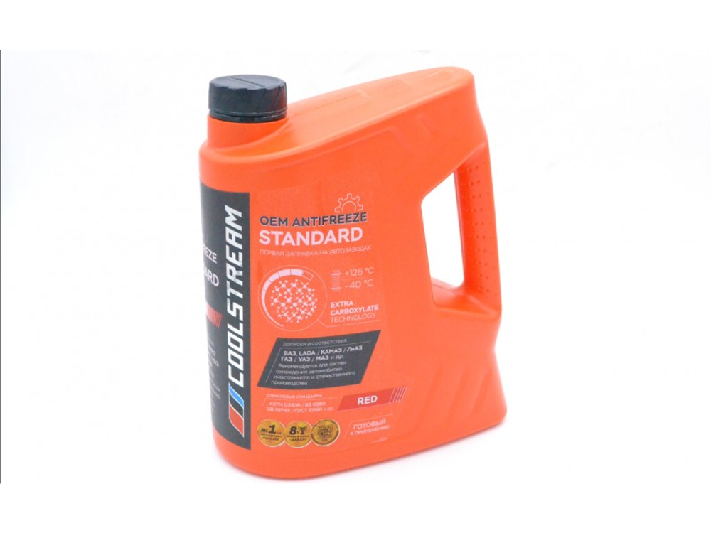 Охлаждающая жидкость (антифриз) "COOLSTREAM Standart 40" канистра 5 кг (зеленый) CS-010202a