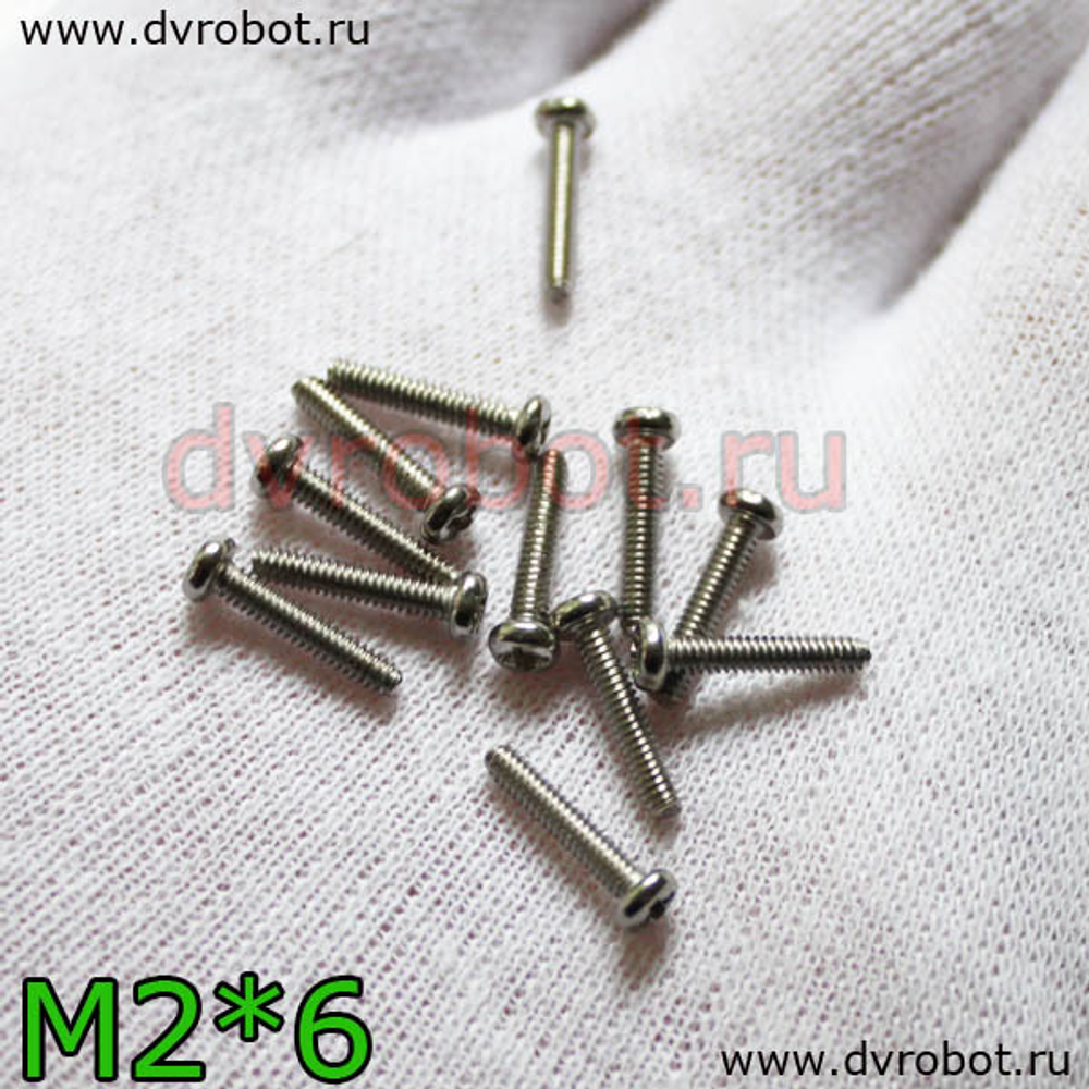 Болт М2*6