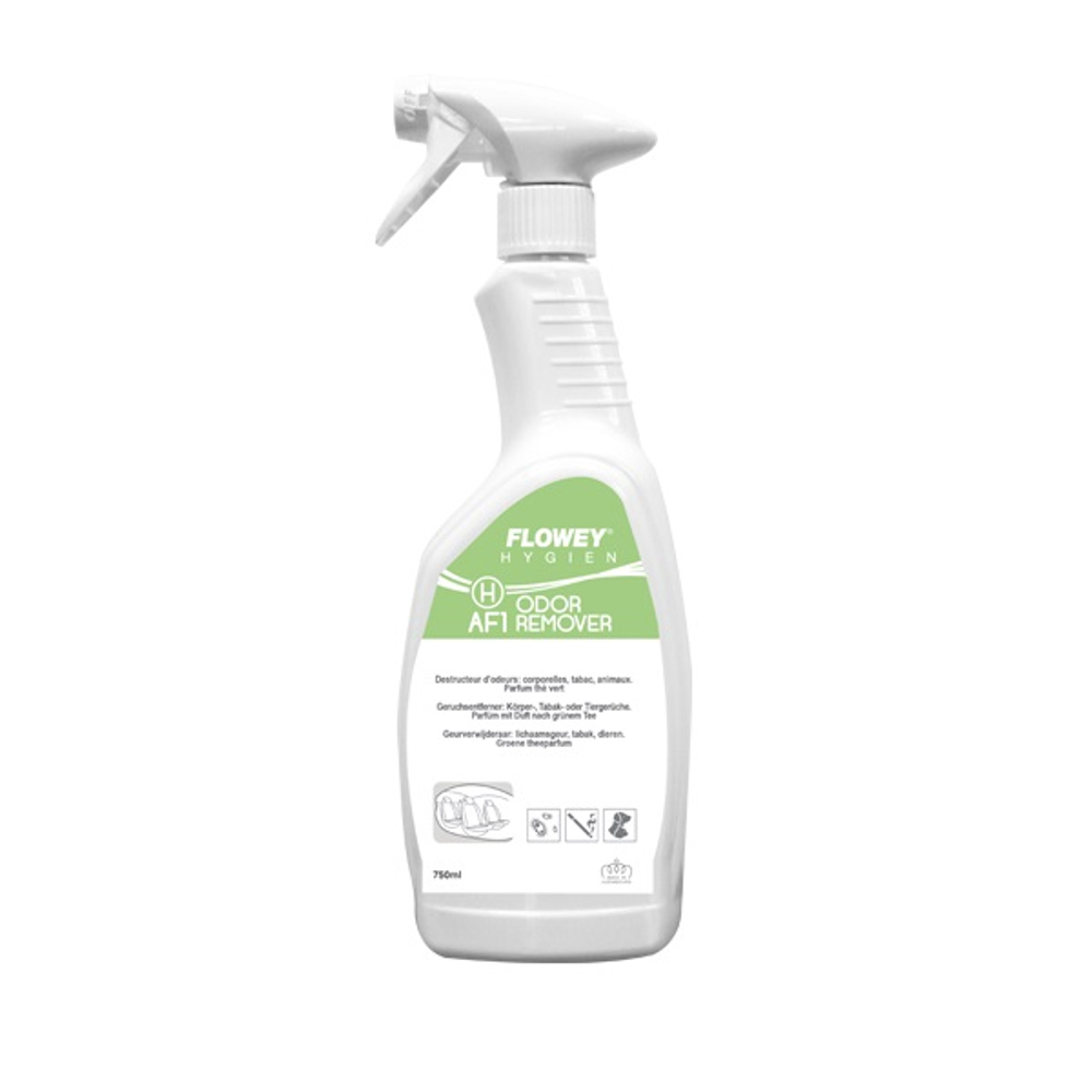 Уничтожитель неприятных запахов в салоне автомобиля ODOR REMOVER, флакон 750мл. с мультифруктовым ароматом, FLOWEY (Люксембург)