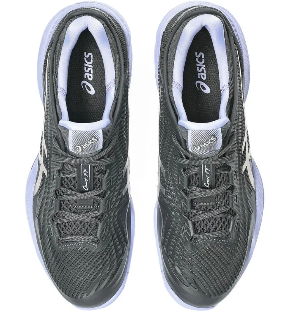 Мужские кроссовки теннисные Asics Court FF 3 Night Energy - graphite grey/pure silver