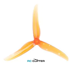 Пропеллер T-Motor T6143 трёхлопастной (2CW+2CCW) (clear orange)