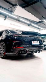 Карбоновые губа переднего бампера и диффузор заднего бампера для PORSCHE PANAMERA 976 2024+