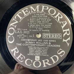 Винтажная виниловая пластинка LP Sonny Rollins, Sonny Rollins And The Contemporary Leaders (Япония 1975) (Без Оби)