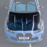 Карбоновый капот Sooqoo для BMW G80 M3 / G82 M4 2020+ БМВ