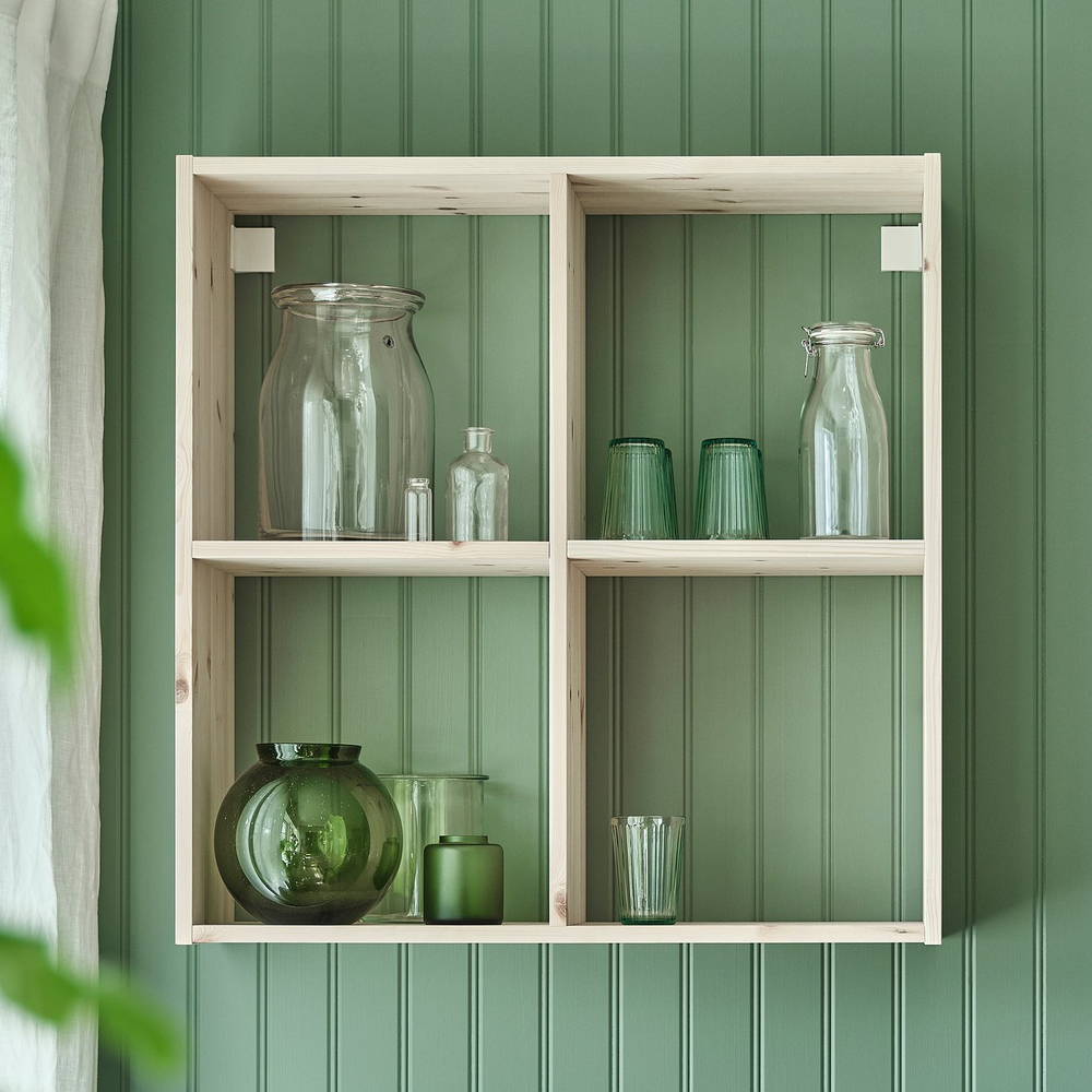 IKEA KORKEN  (ИКЕА КОРКЕН)  -  Банка в форме бутылки с крышкой - прозрачное стекло 1 л