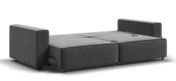 Диван Босс Софт Модуль Велюр Монолит серый
