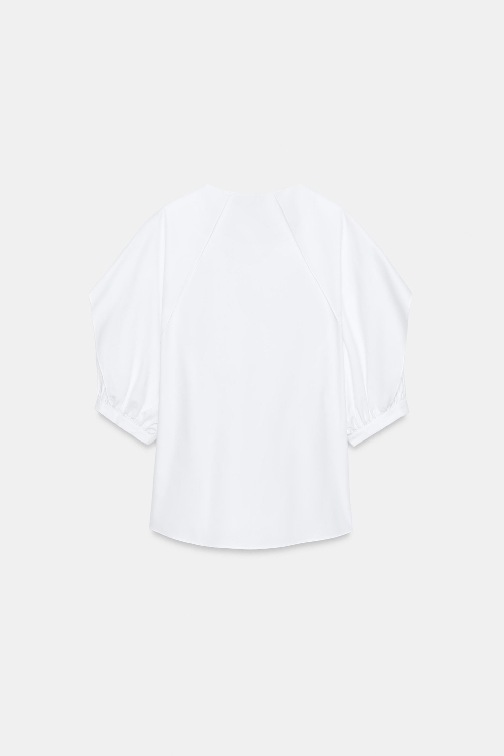 РУБАШКА СО СКЛАДКАМИ НА РУКАВАХ — ZW COLLECTION — ZARA