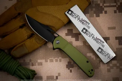 Нож Civivi Ortis C2013C сталь 9Cr18MoV BlackWash рукоять OD Green FRN