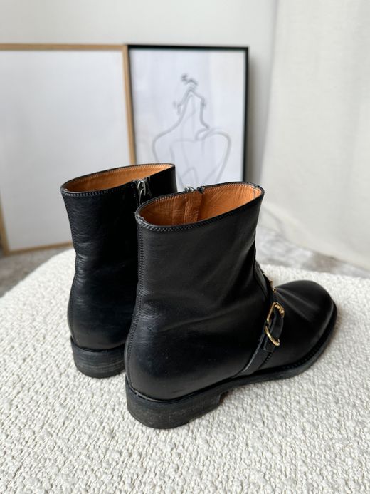Кожаные полусапожки Gucci, 37,5