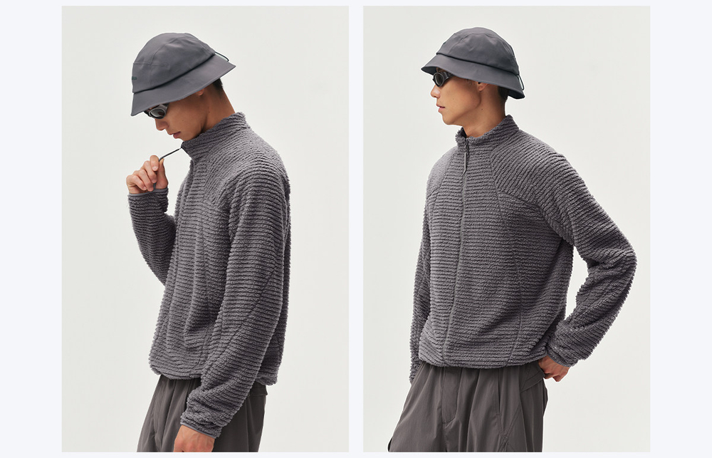 Свитшот Nothomme BlueMonte Full-zip Primaloft серый