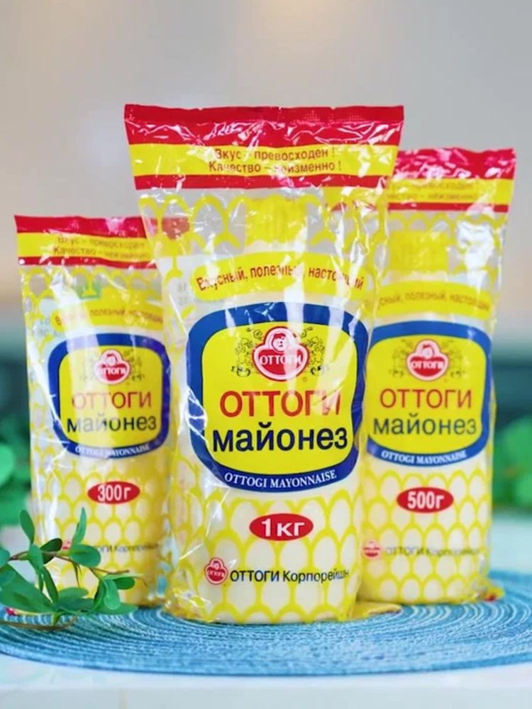 Майонез Ottogi Mayonnaise Оттоги 1 кг, 2 шт