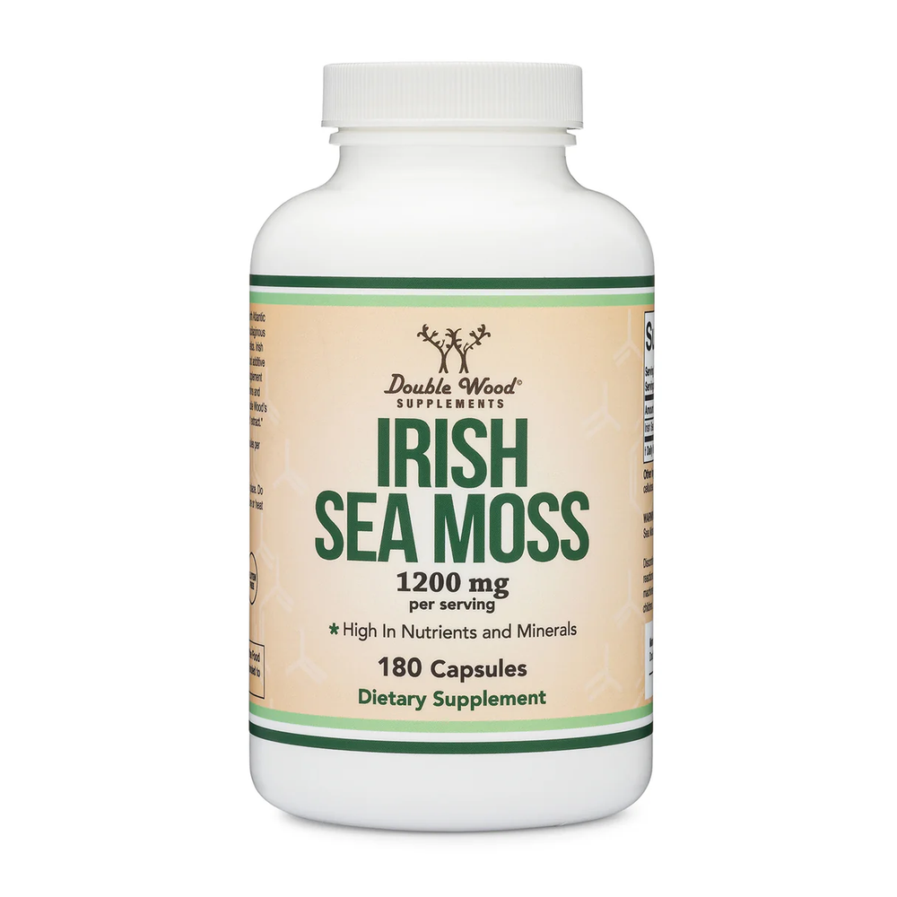 Double Wood Supplements - Irish Sea Moss Gel - 31 x 8 fl oz servings