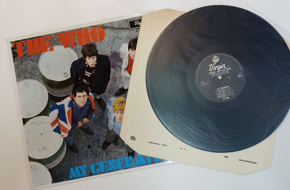 Винтажная виниловая пластинка LP The Who My Generation (UK 1990)
