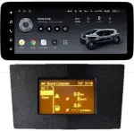 Магнитола для Opel Astra H (перенос БК вниз, черная) - Teyes LUX ONE 360 монитор 12.3" 2K QLED на Android 10, Быстрая, CarPlay, 4G SIM-слот, 4 камеры в комплекте