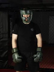 Перчатки для бокса Tomorrow Star Warrior Green Black