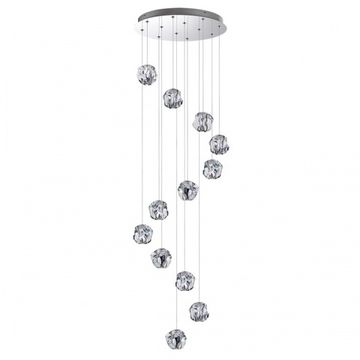 Люстра каскадная 60W 4000К 5084/60L хром Jemstone Odeon Light