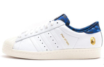 Superstar Undefeated x A Bathing Ape x Superstar Adidas Originalss 80v "White Blue"
