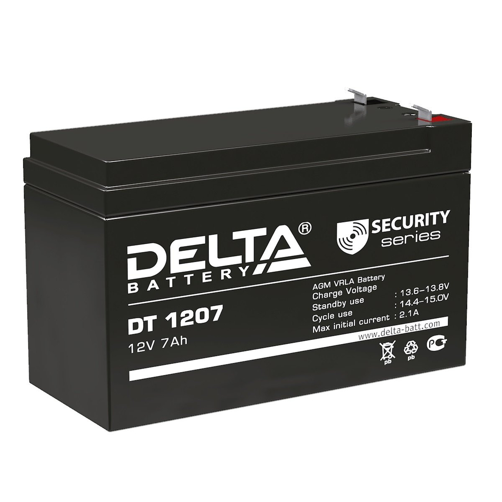 DT 1207 Delta Аккумулятор герметичный свинцово-кислотный