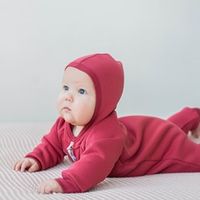 Комбинезон с капюшоном "Хризантема" утепленный 0+