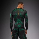 Рашгард Venum Matupa LS Black/Green/Gold