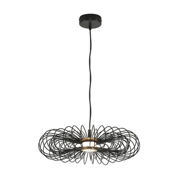 Светильник подвесной 9W 3000K 8301/9L черный CAMOMILE Lumion