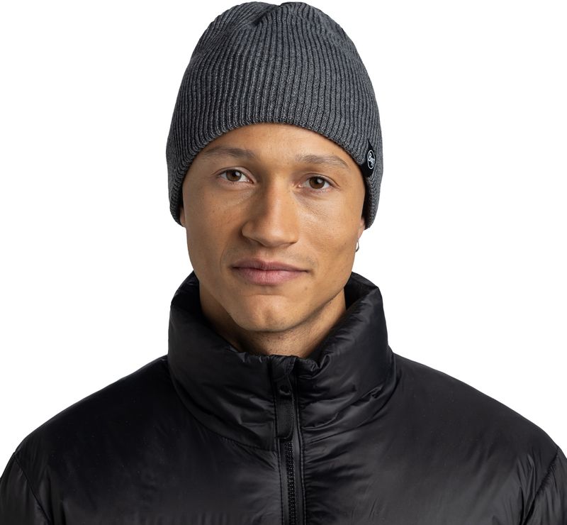 Шапка вязаная Buff Knitted & Full Fleece Renvi Grey Heather Фото 3