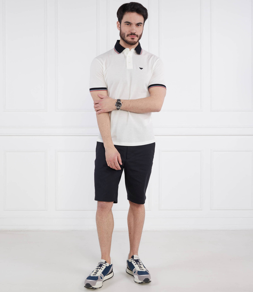 Поло Emporio Armani - кремовый(3R1F70 1JTKZ)