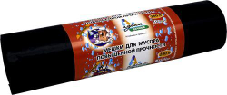 Мешки мусорные в рулонах 240л 88х140см 55мкм Дачные (10/100шт)