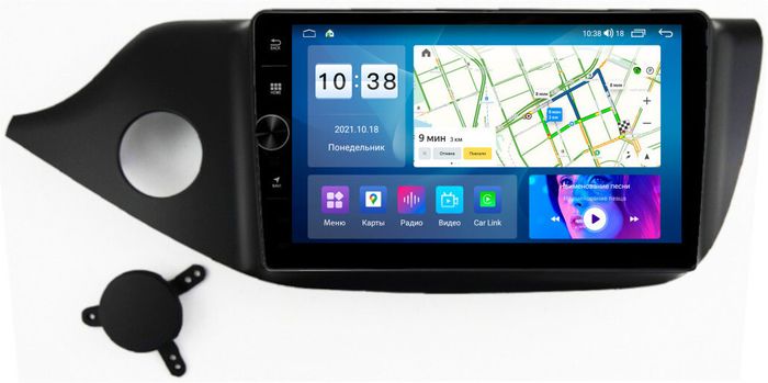 Магнитола для KIA Ceed 2 (JD) 2012-2018 (рамка матовая) - Parafar PF216FHDAV на Android 13, CarPlay, 4G SIM-слот