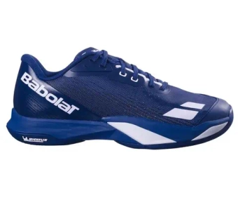 Мужские кроссовки теннисные Babolat Jet Mach 4 Clay - dark blue/white
