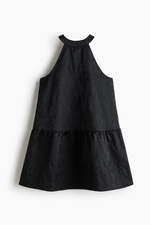Платье из жаккарда со сборками - H&M
