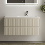 Тумба подвесная под раковину Sancos Snob R правая, Beige Soft 995х445х500, арт. SNR100RCE