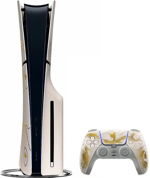 Игровая приставка Sony PlayStation 5 Slim с дисководом 1 ТБ Gold Ghost of Yotei