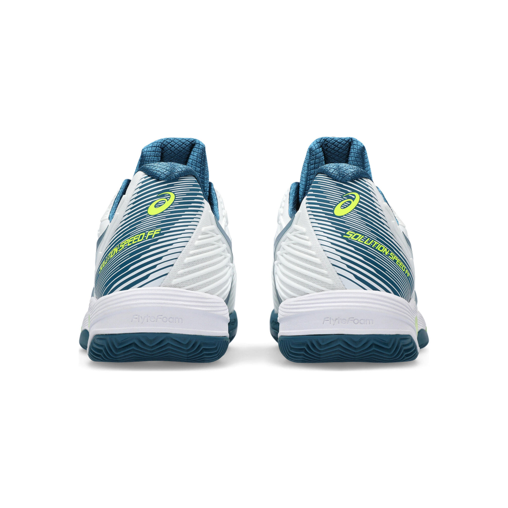 Мужские теннисные кроссовки ASICS Solution Speed FF 2 Clay Court Shoe Men - White, Petrol