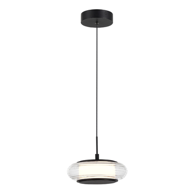SL6239.403.01 Светильник подвесной ST-Luce черный/прозрачный LED 1*7W 3000K