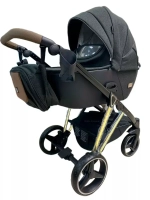 Коляска для новорожденных 2в1 Luxmom F1 (реверсивный блок)