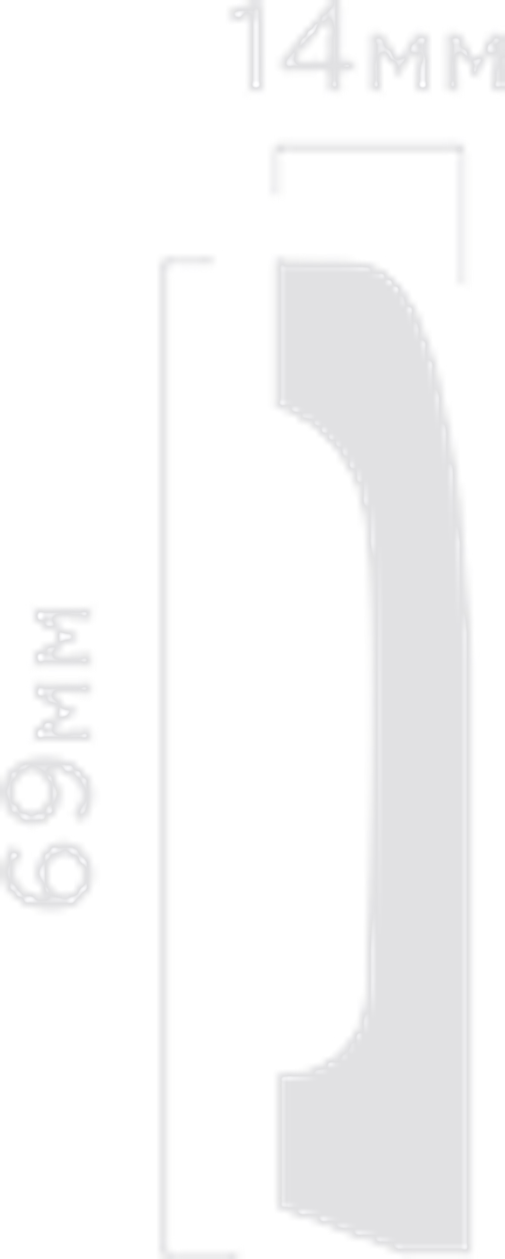 Плинтус HiWood, 69x14 мм