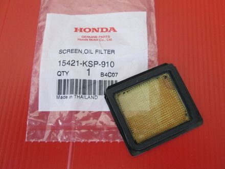 15421-KSP-910. SCREEN, OIL FILTER. HONDA