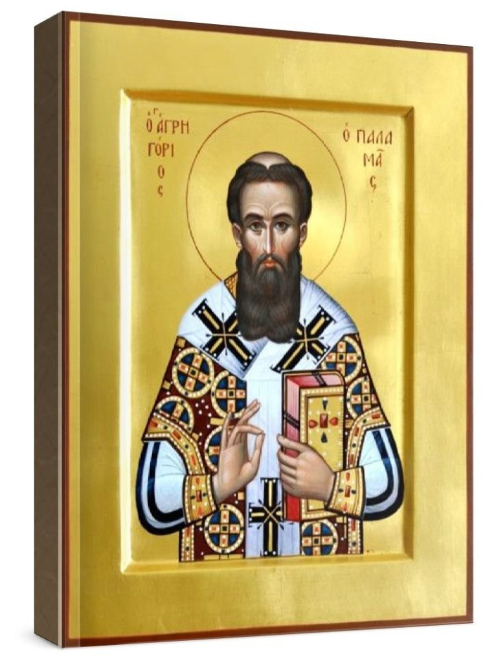 Григорий Палама (рукописная икона)