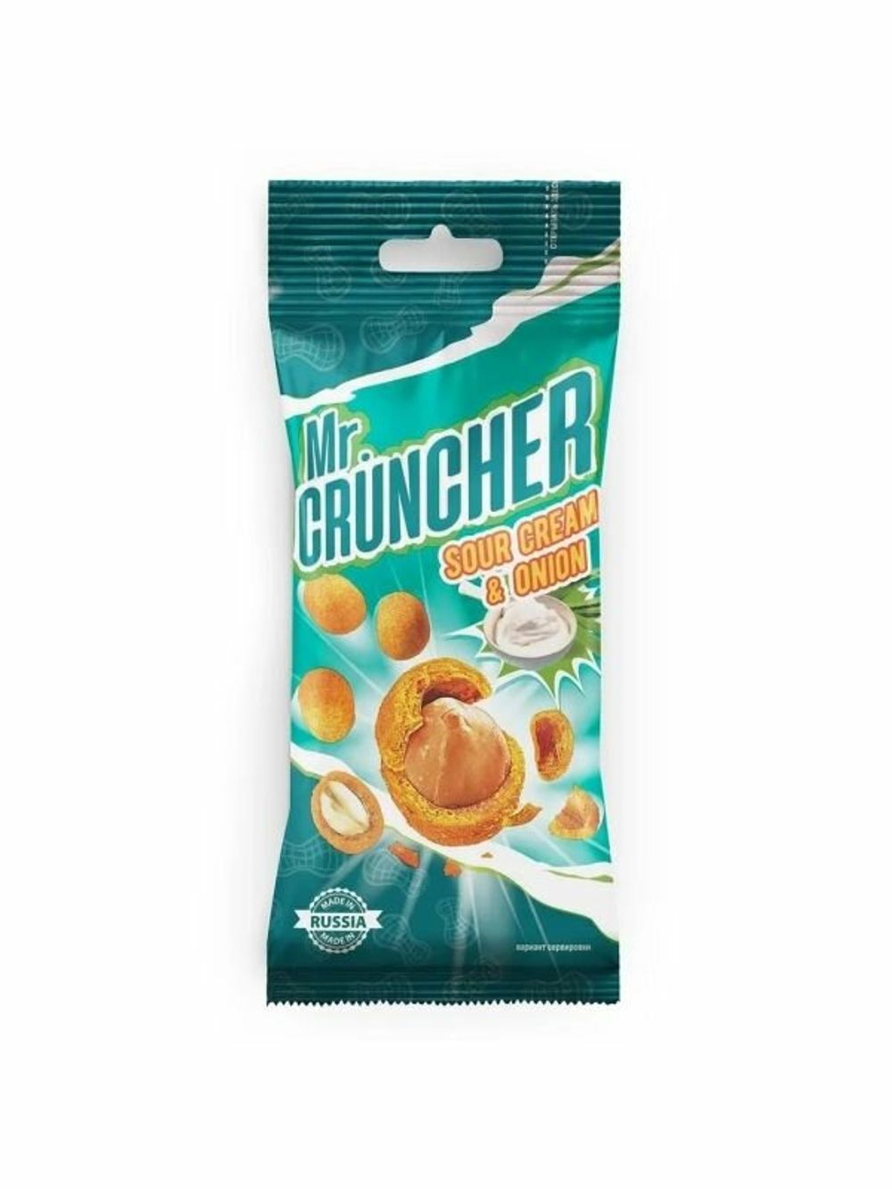 Арахис в корочке Mr. Cruncher "Сметана Лук" 0,06